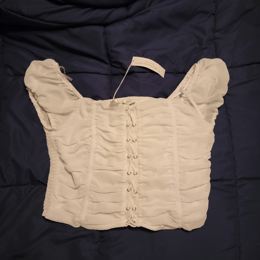 NWT Venus Peasant Style Shirt